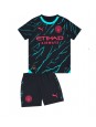 Billige Manchester City Tredjedraktsett Barn 2023-24 Kortermet (+ Korte bukser)